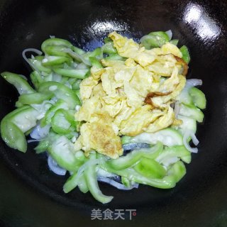 丝瓜炒蛋的做法步骤：8