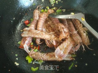 椒盐皮皮虾的做法步骤：7