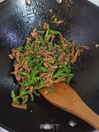 尖椒肉丝的做法步骤：10