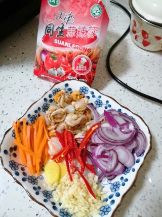 蒜蓉扇贝肉的做法步骤：3