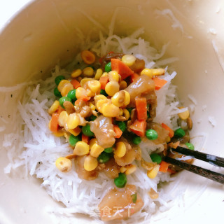 便当????小米蒸排骨+水晶萝卜丝饼的做法步骤：9
