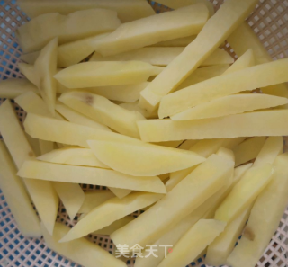薯条的做法步骤：2