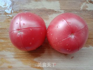 西红柿打卤面的做法步骤：2