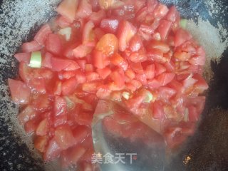 西红柿打卤面的做法步骤：7