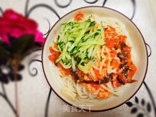 西红柿打卤面的做法步骤：15