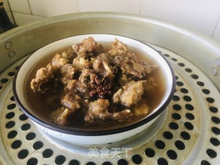 过油鸭蒸黄豆的做法步骤：5