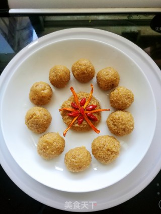黄花菜鸡肉丸的做法步骤：6