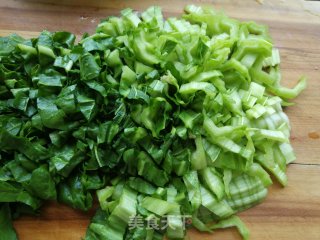 菜梗炒肉片的做法步骤：1