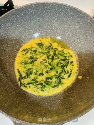 菠菜煎鸡蛋的做法步骤：4