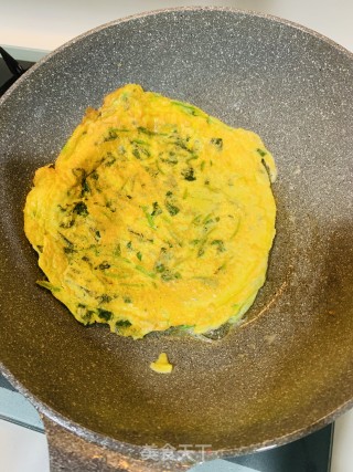 菠菜煎鸡蛋的做法步骤：6
