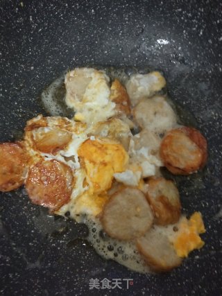 肉卷鸡蛋面的做法步骤：3