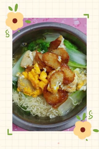 肉卷鸡蛋面的做法步骤：6
