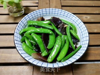 木耳甜豆小炒的做法步骤：7