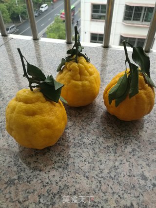 柠檬不知火果皮蜜饯的做法步骤：1