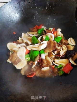 松茸肉片的做法步骤：5