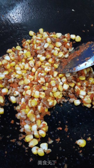 肉末炒玉米的做法步骤：6