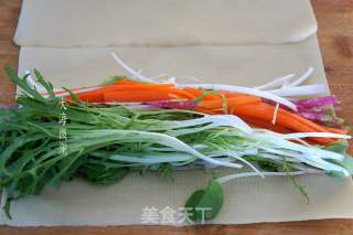 豆腐卷蘸酱菜的做法步骤：4