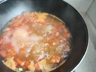 西红柿手擀面的做法步骤：13