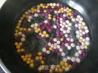 木瓜芋圆西米露的做法步骤：7