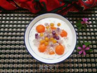 木瓜芋圆西米露的做法步骤：12