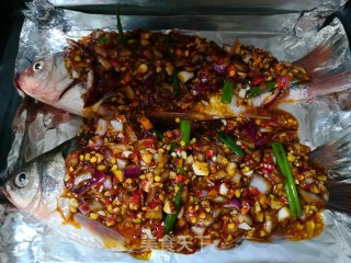 蒜香烤鱼的做法步骤：7