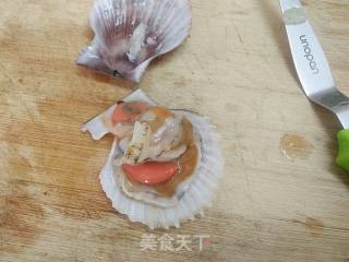 蒜蓉粉丝蒸扇贝的做法步骤：8