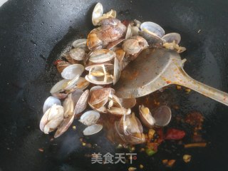 麻辣花蛤的做法步骤：14