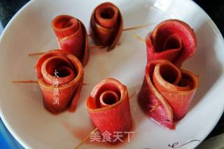 糖醋红心萝卜的做法步骤：4