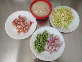 #春日应季美食#咸肉菜饭的做法步骤：2