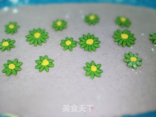 紫薯雏菊馒头的做法步骤：6