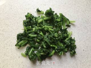 茼蒿菜鸡蛋饼的做法步骤：4