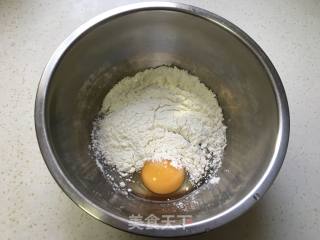茼蒿菜鸡蛋饼的做法步骤：5