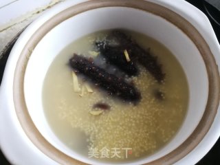 海参香菇小米粥的做法步骤：4