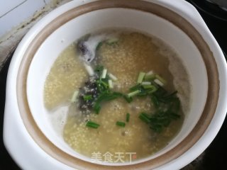 海参香菇小米粥的做法步骤：5