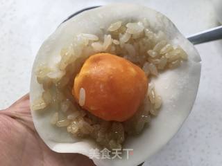 咸蛋黄糯米煎包的做法步骤：5