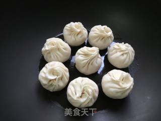 咸蛋黄糯米煎包的做法步骤：7