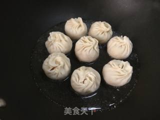 咸蛋黄糯米煎包的做法步骤：9