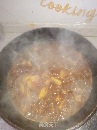 土豆炖牛腩的做法步骤：6