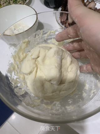 豆角肉包的做法步骤：13