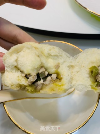 豆角肉包的做法步骤：17