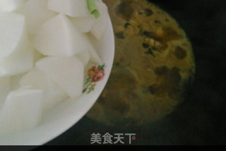 白萝卜炖五花肉的做法步骤：7