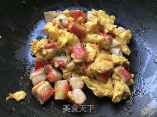 蟹棒滑蛋的做法步骤：9