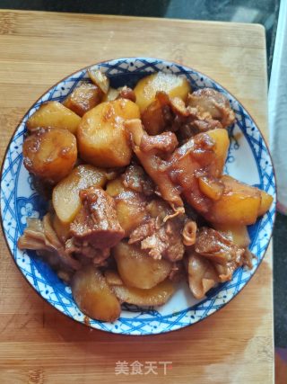 护心肉焖土豆的做法步骤：8