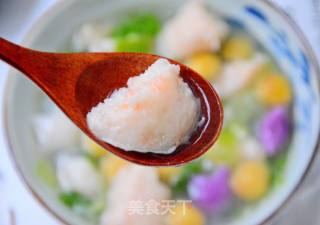 虾滑年糕青菜汤的做法步骤：8