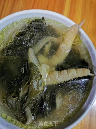鸡脚菜干汤的做法步骤：4