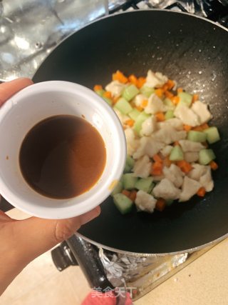 酱炒鸡胸的做法步骤：4