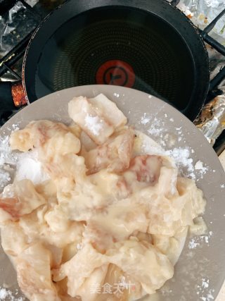 蚝油蘑菇鱼块的做法步骤：3