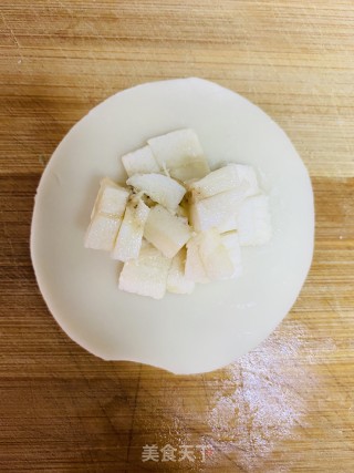 香蕉派的做法步骤：3