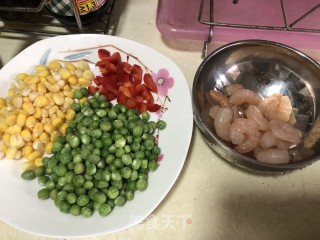 彩色虾仁的做法步骤：2