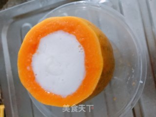 木瓜牛奶冻的做法步骤：4